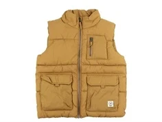 Name It brown sugar puffer vest